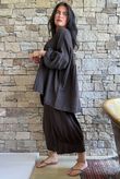 Suri Cushion Cotton Artist Smock Coffee Bean